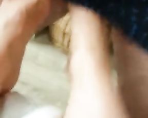 Feetteasing and some Soft PRICK BALL TORMENT Ginormous Alladin