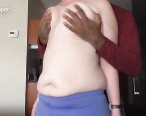 Wringing her Mushy Jugs