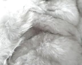 Boned in Fragile White Fur Coat
