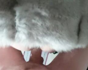 Boned in Fragile White Fur Coat