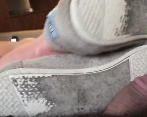 I Love this Flick! Mushy Man-Meat Footjob Jizm-Shot