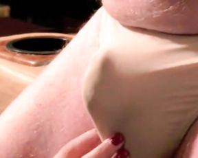 Panty-Female Teases me Wearing Sensitized Nylon Undies