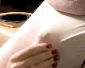 Panty-Female Teases me Wearing Sensitized Nylon Undies