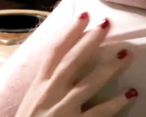 Panty-Female Teases me Wearing Sensitized Nylon Undies