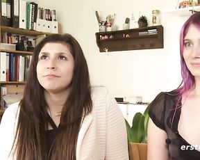 Erotic Female-On-Gal Massage and Muff Finger-Tickling to Ejaculation