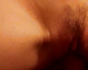 Unexperienced duo - moist labia and manhood pawing leads to a hump