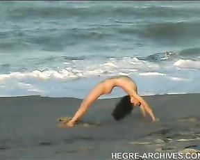 Bare Beach Yoga by Anahi Flores