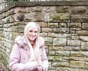 Adorable German Damsel Public Bare Walk !!! - LovlyLuna