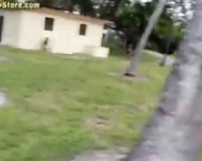 Huge Backside Damsel Naked in Public