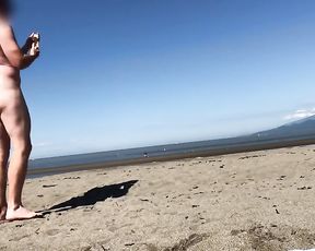 LITTLE SHAFT ON NAKED BEACH! PART four - FEMMES CHORTLING! WHERE'S HIS SHAFT? SPH CFNM