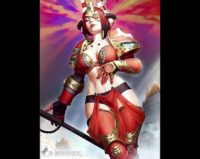 Uber-Sexy Girl Astartes - Warhammer 40 000 Softcore Flick