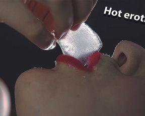 ♥ MarVal - highly Glamour Flick with Assets Parts Closeup and Ice Cube Toying ♥