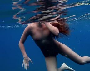 First-Ever Underwater Glamour Flick