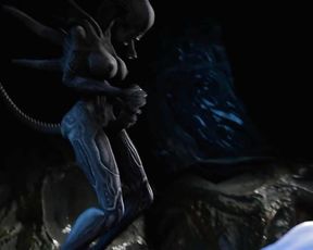 3D Adult Cartoon Scenes - Tali'Zorah nar Rayya