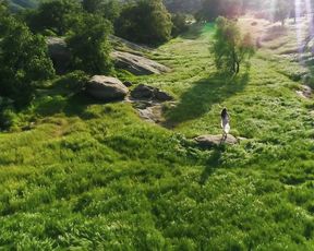 Cosplay Girl Masturbating Outdoors - Elena Koshka - The Hills