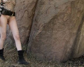Cosplay Girl Masturbating Outdoors - Brea - Secret Hiding Place