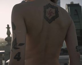 Nude Model and Moscow CITY