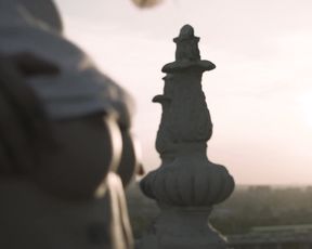 Nude Model and Moscow CITY