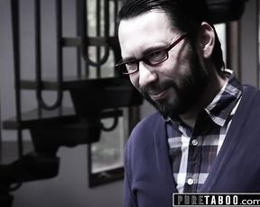 UNSPOILED TABOO Teenager Tricked into AGGRESSIVE FACE SEX and Trouser Snake Stinging by Landlord