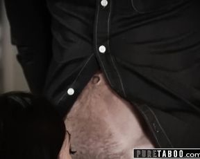 UNSPOILED TABOO Lounging Mummy Gives 18yo Daughter-In-Law to Stepson