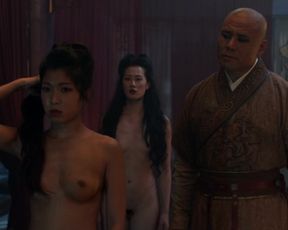 TV show scene Olivia Cheng nude, Tara Lucia Prades nude – Marco Polo s01e03 (2014) 