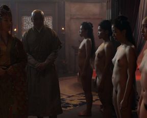 TV show scene Olivia Cheng nude, Tara Lucia Prades nude – Marco Polo s01e03 (2014) 