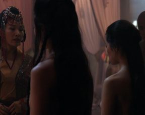 TV show scene Olivia Cheng nude, Tara Lucia Prades nude – Marco Polo s01e03 (2014) 