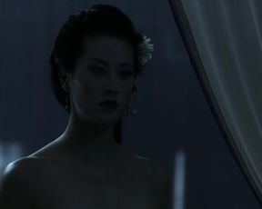TV show scene Olivia Cheng nude – Marco Polo s01e04 (2014) 