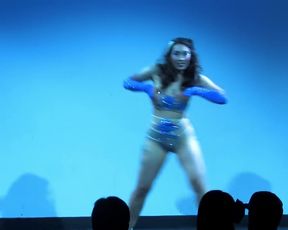 Naked Asian Art Performance - Miyuki Divine - The Burlesque Strip