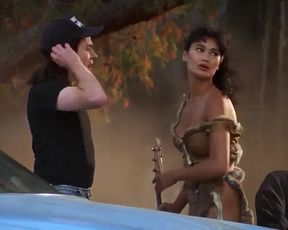 Hot actress Tia Carrere Sexy - Wayne's World (1992) 