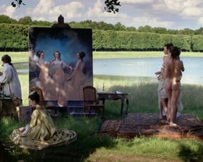Blandine Bury, Coralie Revel, Lea Wiazemsky naked - Louis XV, Bordertown