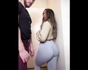 Tiktok Porn Japanese Lady Bumps White Boy and they Fantasize about each other having Sex Intercourse