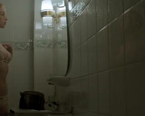 Hot celebs video Freya Mavor nude - The Lady in the Car with Glasses and a Gun (2015) 