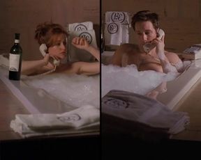 Actress Gillian Anderson Nude - The X-Files (2000) s07e19 TV Show Sex Scenes