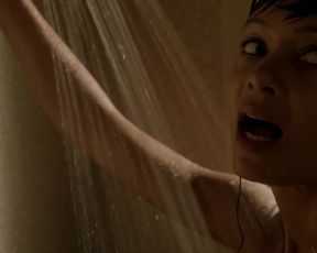 TV show scene Thandie Newton nude - Rogue S01E06-07 (2013) 