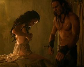 Naked scene Delaney Tabron nude - Spartacus S02E05 TV show nudity video