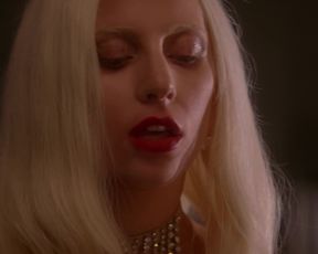 TV show scene Lady Gaga & Chasty Ballesteros nude - American Horror Story S05E01 (2015) 