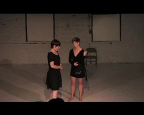 Explicit sex scene Rebecca Patek blowjob on stage Adult video from the movie