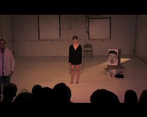 Explicit sex scene Rebecca Patek blowjob on stage Adult video from the movie