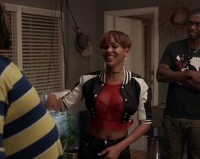 Actress Meagan Good, Kosha Patel Sexy - White Famous s01e08 (2017) Nudity and Sex in TV Show