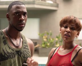 Actress Meagan Good, Kosha Patel Sexy - White Famous s01e08 (2017) Nudity and Sex in TV Show