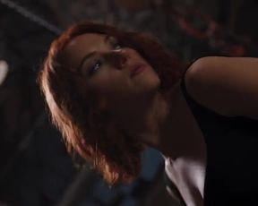 Sexy Scarlett Johansson Sexy - The Avengers (2012) TV show scenes