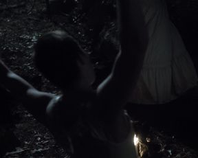 Azure Parsons, Janet Montgomery, and other - Salem s01e05 (2014) celeb sexy