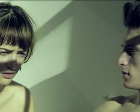 Olya Zueva, Melissa Saint-Amand - Trash Can on the Left (2015) celebrity hot scene