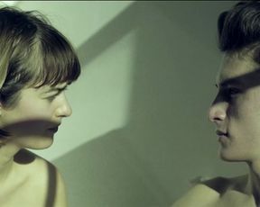 Olya Zueva, Melissa Saint-Amand - Trash Can on the Left (2015) celebrity hot scene