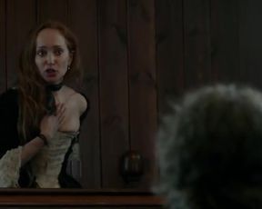 Lotte_Verbeek naked -_Outlander_s01e11 (2015) Topless Scene