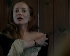Lotte_Verbeek naked -_Outlander_s01e11 (2015) Topless Scene