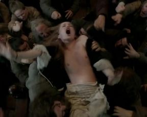 Lotte_Verbeek naked -_Outlander_s01e11 (2015) Topless Scene
