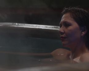 Maggie Gyllenhaal – Frank (2014) celeb hot video scene