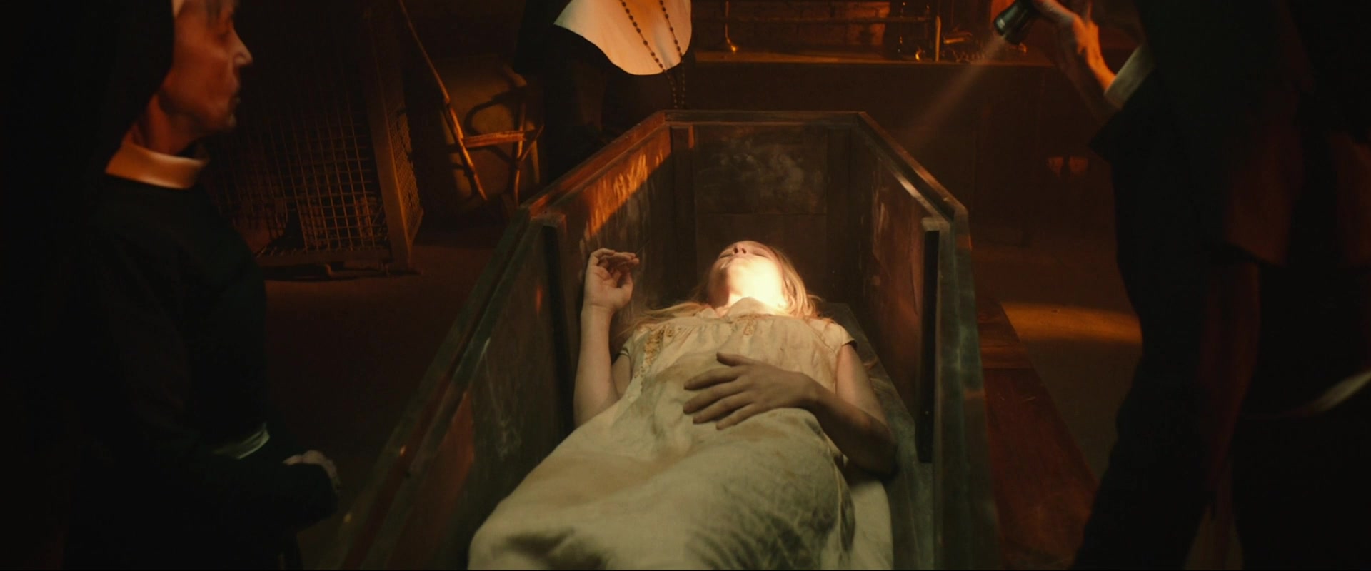 Sabrina Kern - St. Agatha (2018) Naked TV movie scene.